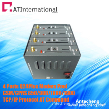 GSM/GPRS Industrial Modem Pool 4 SIM Card Wavecom Q24plus USB Interface